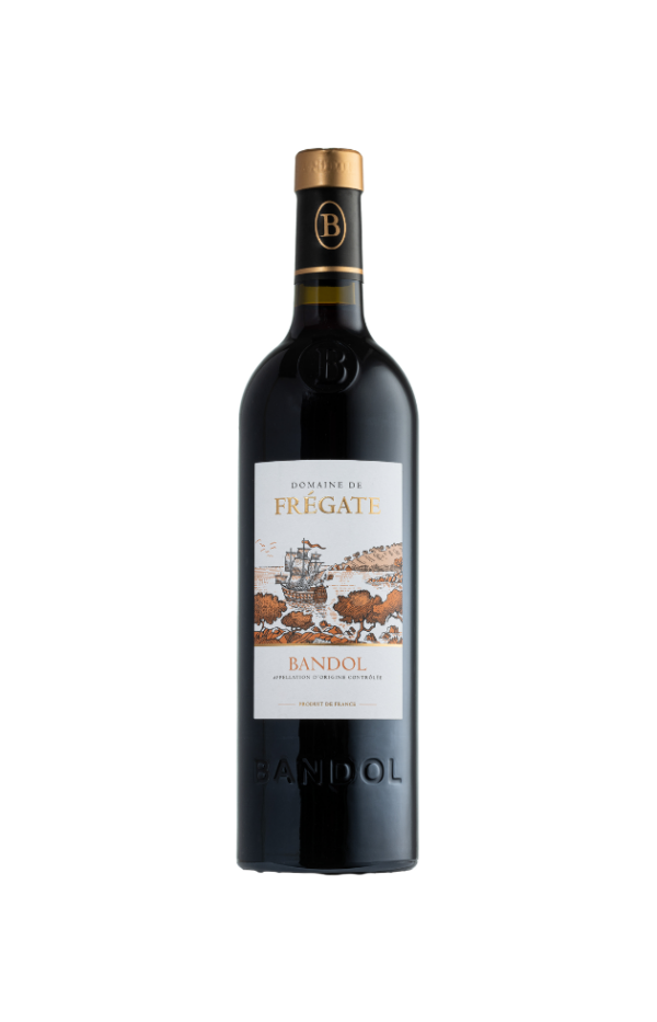 bouteille de vin rouge domaine de frégate var bandol