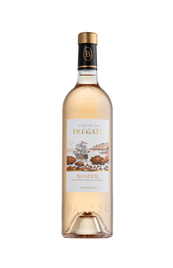 Bouteille de rosé domaine de frégate